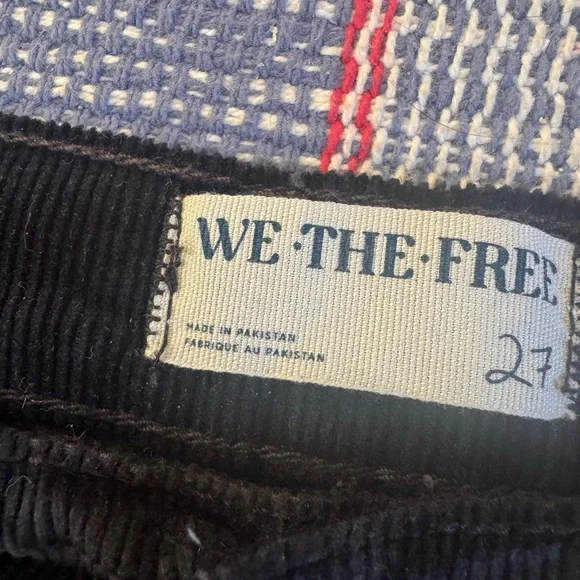 We the Free Risk Taker Cord Jeans - size 27 - Picture 4 of 6